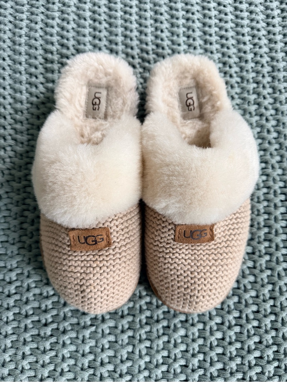 UGG Waffle Knit Slippers